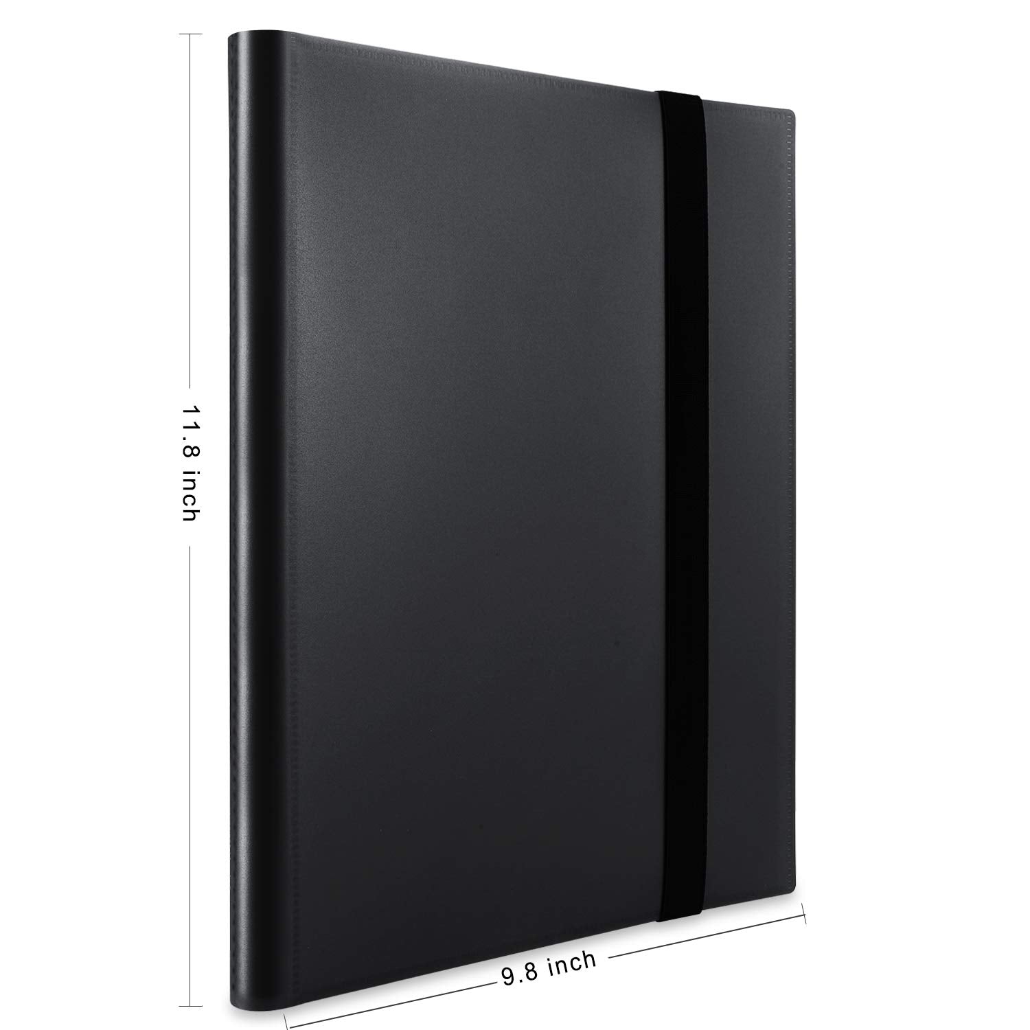 AITIME 360 Pockets Trading Card Binder, Side Loading Album,Black