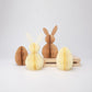 Easter Decorations, 4Pcs Easter Honeycomb DIY Table Centerpiece Set, Cute Table Centerpiece Decor for Easter Decors, Egg Hunt Supplies