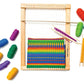 Harrisville Designs Friendly Loom | Laploom A - 12”x16” Wooden Tapestry Loom Weaving Kit for Ages 14+ and Adults