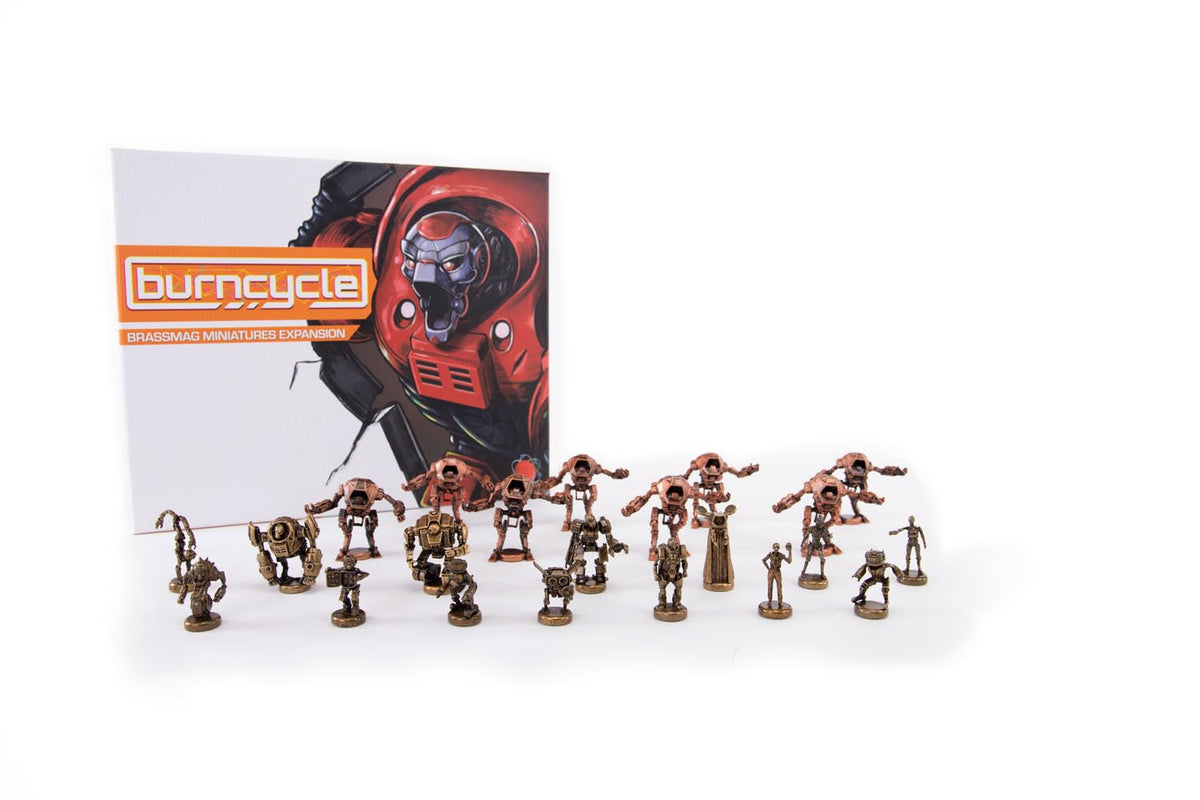 Chip Theory Games burncycle: Bot and Guard BrassMag Figures