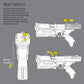 NERF Rival Kronos XVIII-500 Blaster, Breech-Load, 5 Nerf Rival Rounds, Spring Action, 90 FPS Velocity, White Color Design, Ages 14+ (Amazon Exclusive)