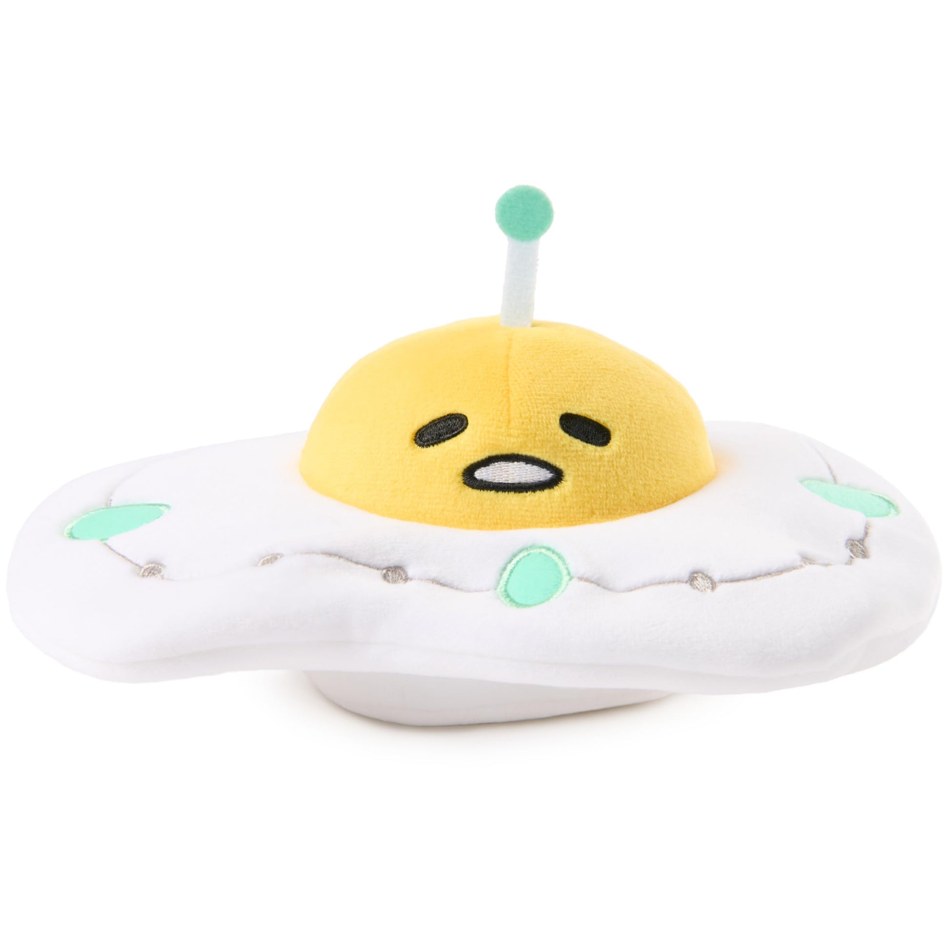 GUND Sanrio Gudetama The Lazy Egg UFO 5-Inch Space Alien Stuffed Toy