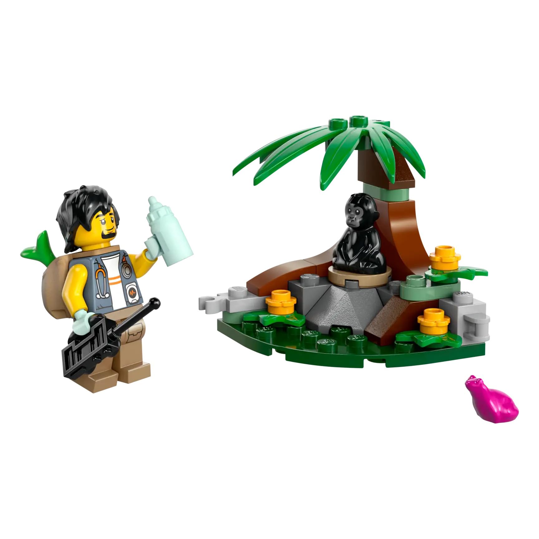 LEGO® City Baby Gorilla Encounter Building Toy Polybag, 30665, 34 Pieces, STEM Toy For Kids Ages 5+