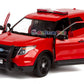 Motormax All Star Toys 1/24 Fire Department Diecast Model 2015 Ford Police Interceptor Utility Fire Marshal, Fire Chief Vehicle, Fire Truck Unmarked