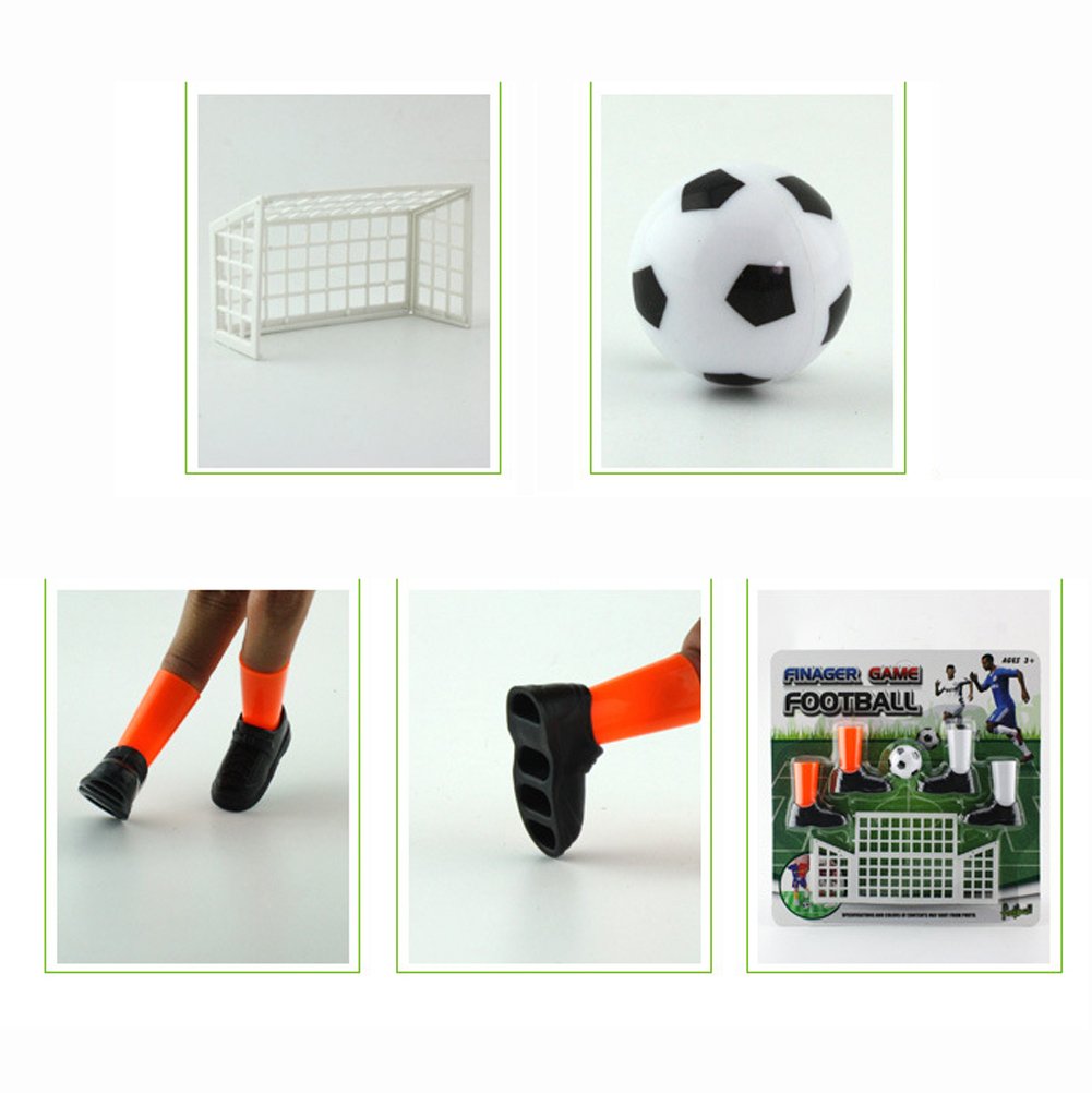 Alasida Finger Football Game Sets with Two Goals Funny Family Party Finger Soccer Game