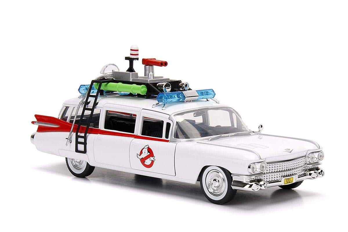 Jada Toys Hollywood Rides: Ghostbusters ECTO-1 White 1: 24 Scale