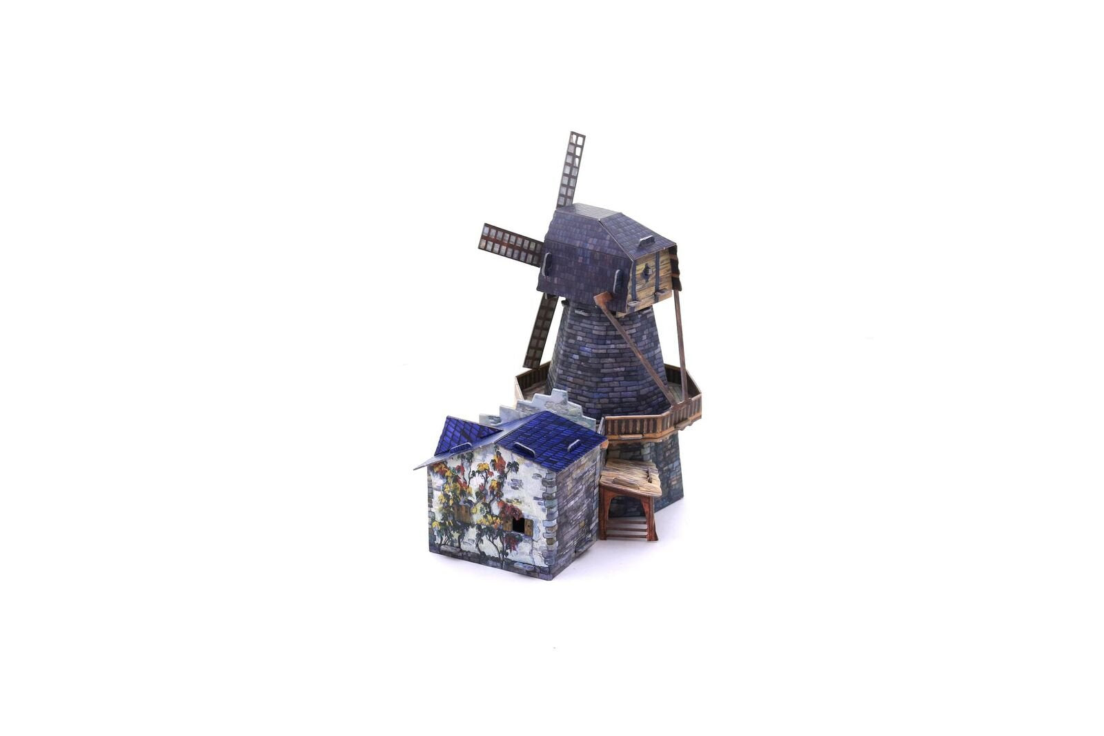 Clever Paper Windmill with Figures