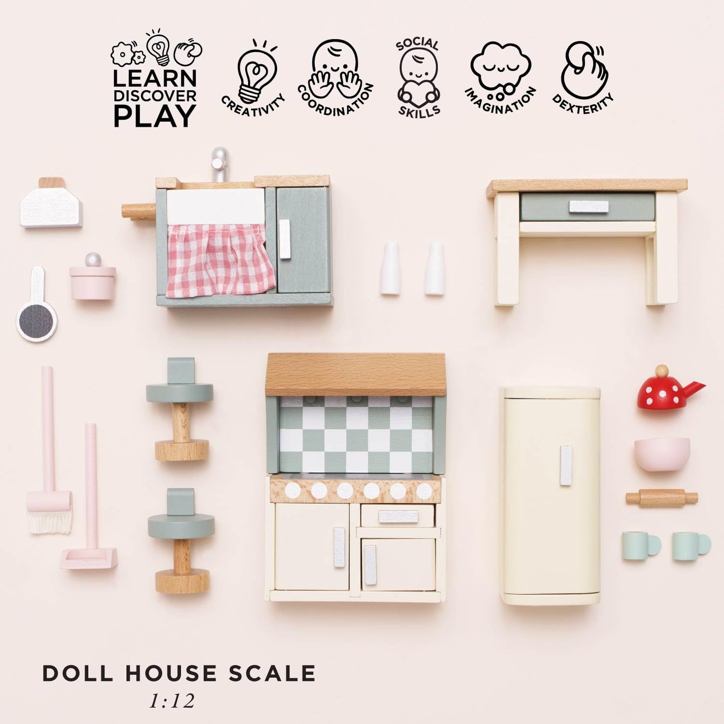 Le Toy Van Daisylane Kitchen Dollhouse Furniture (ME059)