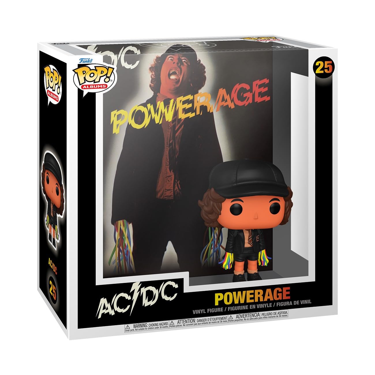 Funko Pop! Albums: AC/DC - Angus Young - Powerage - Collectable Vinyl Figure - Gift Idea - Official Merchandise - Toys for Kids & Adults - Music Fans