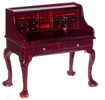 Dollhouse Minature Platinum Secretary Desk Mahogany