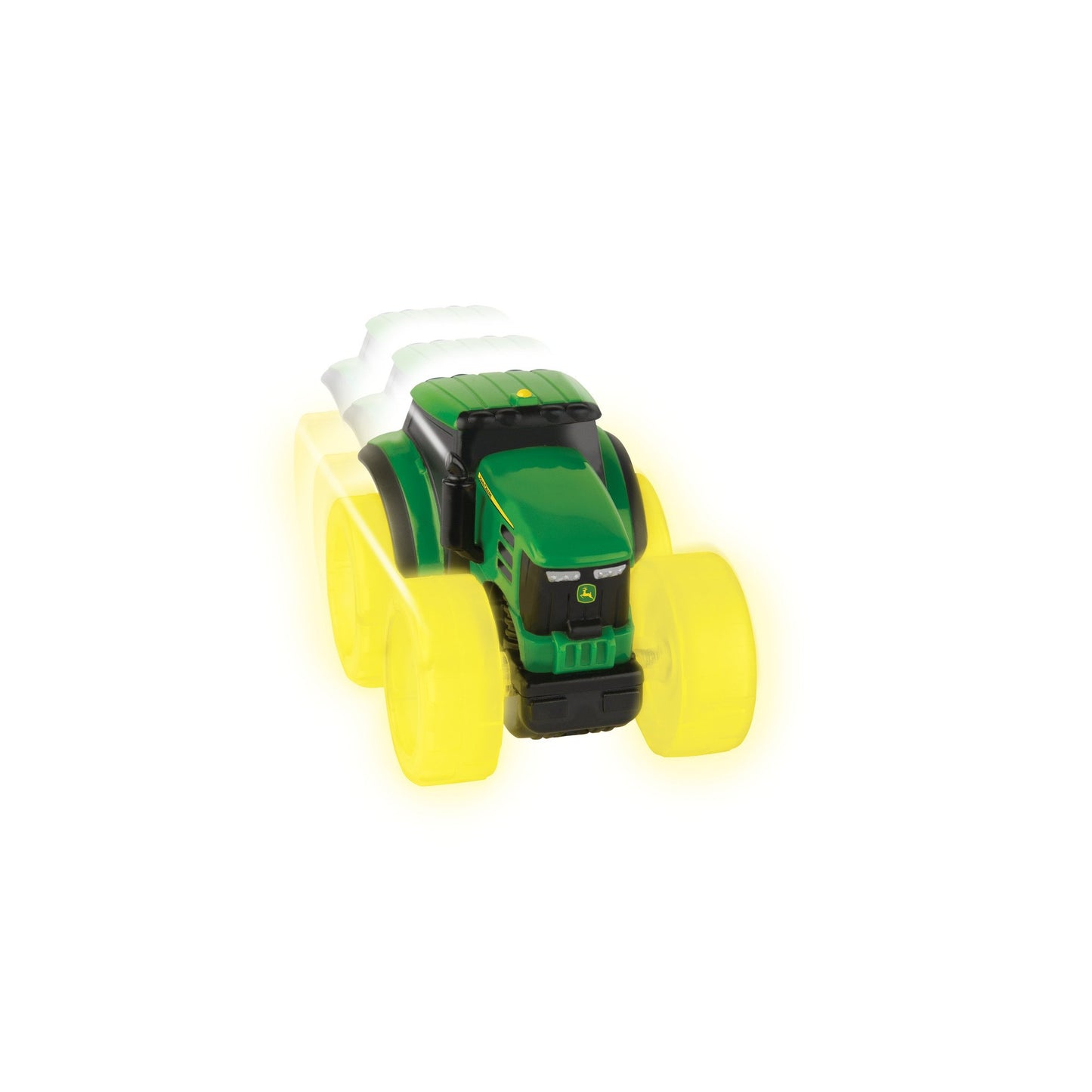 TOMY Monster Treads Lightning Wheels - Includes 1 John Deere Miniature Monster Truck Toy - Gator or Tractor Toy (Vehicle May Vary) - John Deere Toys