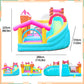 Doctor Dolphin Bounce House for Kids, Indoor Bouncy House, Inflatable Bouncy Castle, Kids Bounce House with Slide, Jump House Outdoor for Backyard