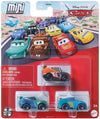 Mattel Cars Mini Racers, Die-Cast Vehicle Set, 3 Pack (NG Trio Pack - Michael Rotor, Tim Treadless, Jim Reverick)