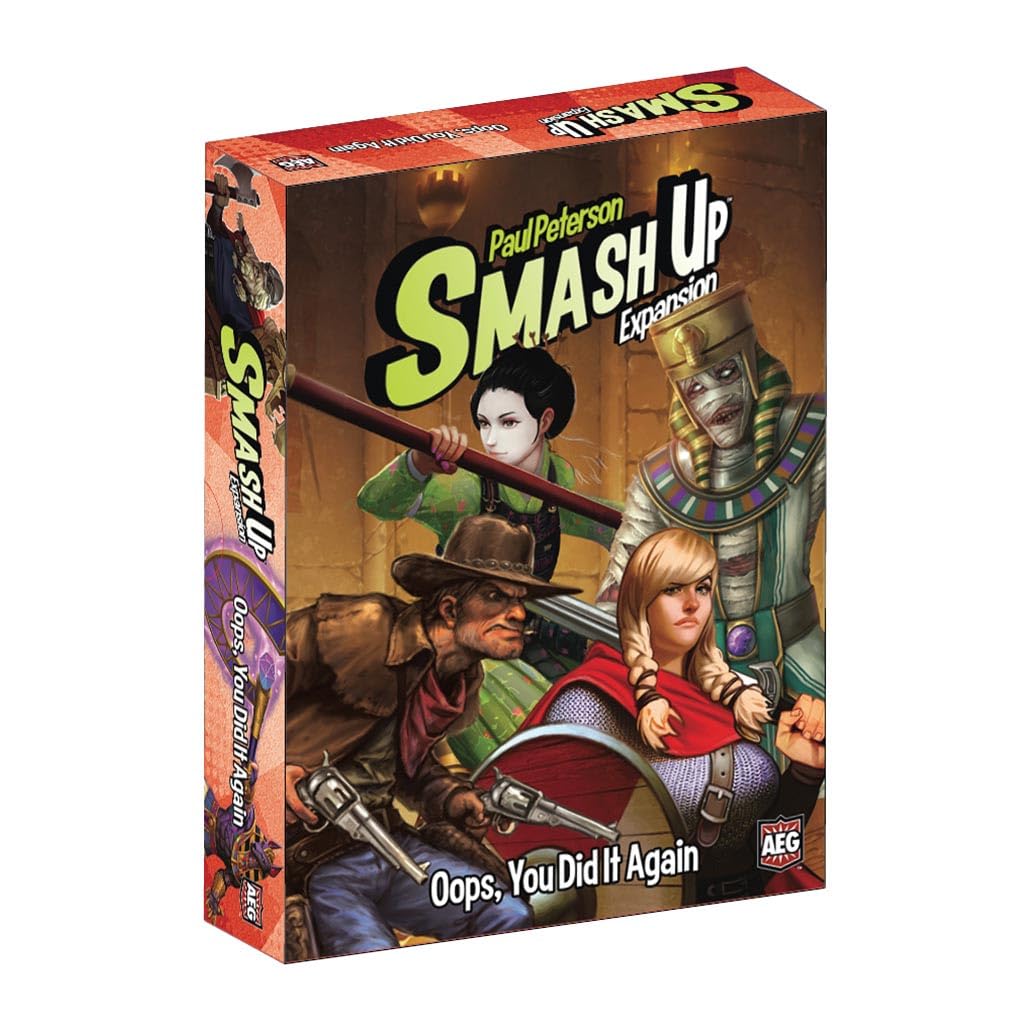 Smash Up: Oops, You Did It Again Card Game Expansion, Fan Selected Factions