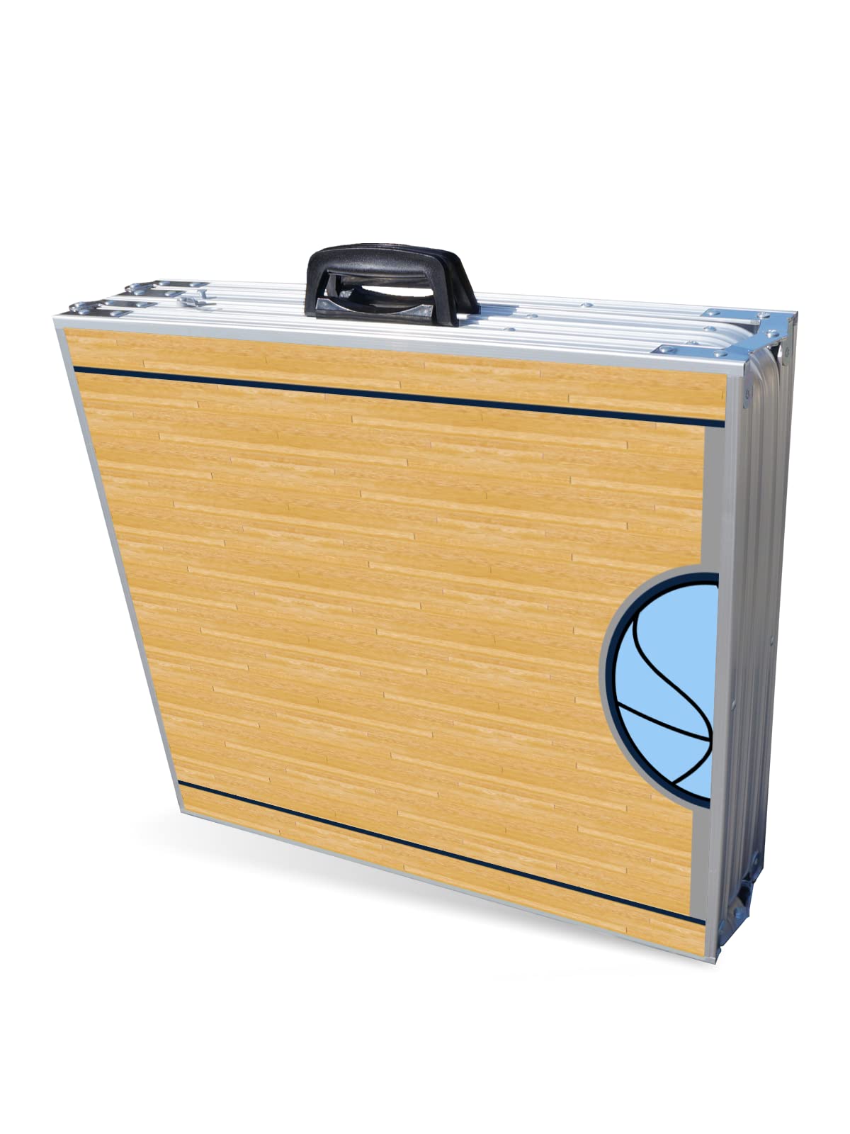 8-Foot Professional Beer Pong Table w/Cup Holes - Memphis Basketball Court