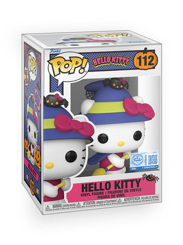 Funko Pop! Sanrio: Hello Kitty - Halloween Hello Kitty in Witch Outfit Limited Edition Exclusive Vinyl Figure Collectibles Bundled with Box Protector