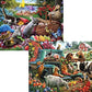 Bits and Pieces 4 Jigsaw Puzzle Set 300 Piece Puzzles for Adults, 4-in-1 Country Animals Set Set 300 Large Pieces 16" x 20" Jigsaw Puzzles - Picnic
