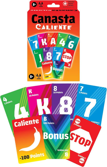 Big Game Toys~Deluxe Canasta Caliente Card Game 110 Custom Cards