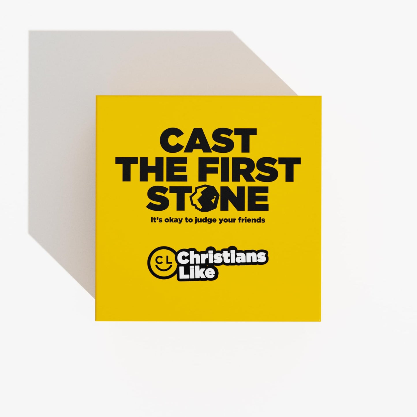 Cast The First Stone - It’s Okay to Judge Your Friends - Hilarious Christian Party Game for Adults - 260 Cards - Fun for Church Groups, Family