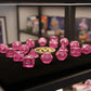 Renegade Game Studios Power Rangers Dice Set - 8-Piece Pink Polyhedral Dice