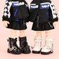 XiDonDon Doll Shoes Cool Chain Boots for Ob11,DDF,Body9,1/12 BJD,GSC Doll Accessories BJD Toys Shoes (Black)