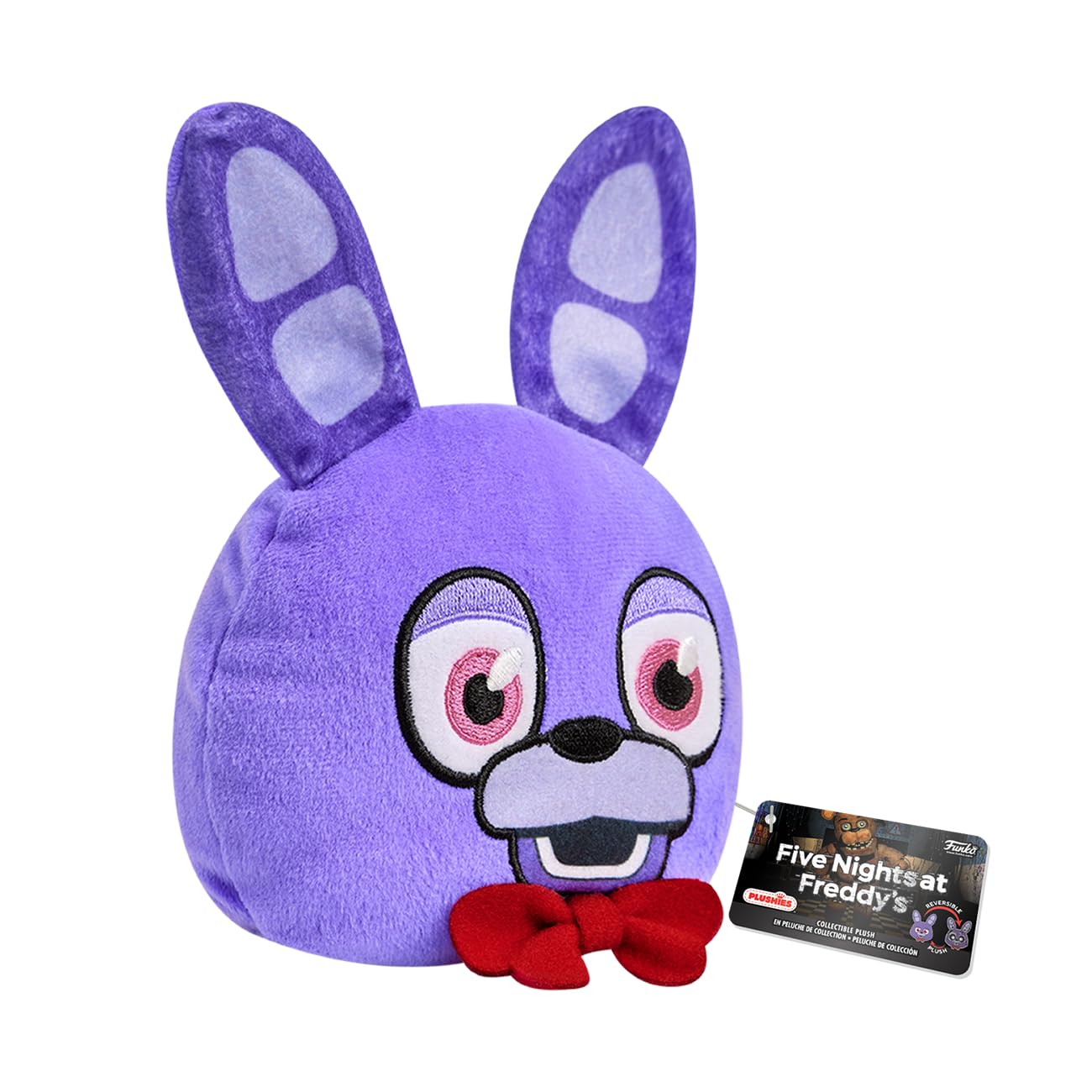 Funko Plush: Five Nights at Freddy's (FNAF) Reversible Heads - 4" Bonnie The Rabbit - Collectable Soft Plush - Birthday Gift Idea - Official
