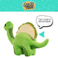 Collectibles Miniverse Food Taco Shell Dinosaur Bedding Super Soft Cozy Detachable Cuddle Pillow, (Officially Licensed Product) By Franco