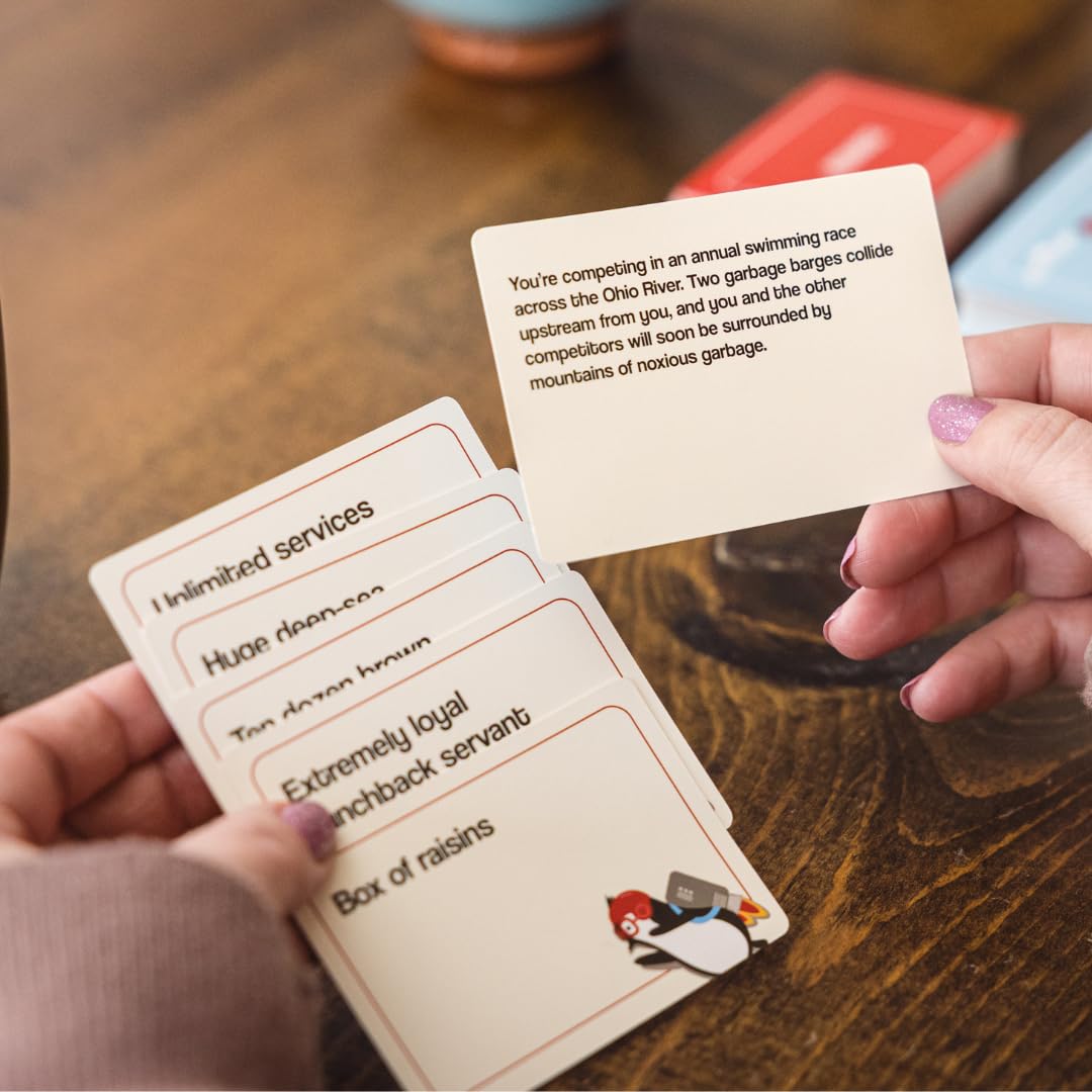 FLG FLYING LEAP GAMES Wing It: The Game of Extreme Storytelling - Card Game for Adults or Family Game Night
