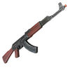 35" Foam AK Style Rifle Prop with Orange Safety Tip, Lightweight Foam Costume Weapon for Cosplay, Halloween, Film Prop, LARP Accessory, Not Real