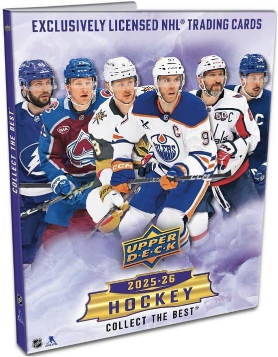 Upper Deck 2025-26 Series 1 Hockey Binder Starter Kit