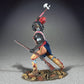 W. Britain Woodland Indian Attacking with Trade Axe 1:30 Scale Metal Figurine