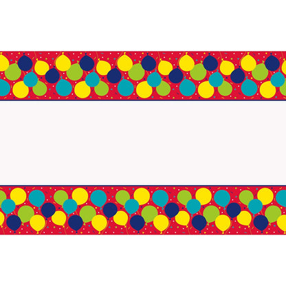 Colorful Balloon Party Plastic Table Cover - 54" x 84" (1 Pc) - Durable Rectangular Tablecloth, Perfect for Birthday Celebrations