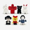 Happy Toy Kid Set of 7 Soft Plush Toys - Fun for Kids, Cuddling, Travel & Playtime Premium Stuffed Toy Collection