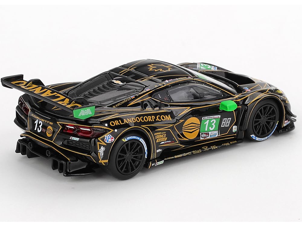 MINI GT Z06 GT3.R #13 Matt Bell - Orey Fidani - Lars Kern - Marvin Kirchhofer AWA GTD Class Winner IMSA 24 Hours of Daytona (2025) Limited Edition