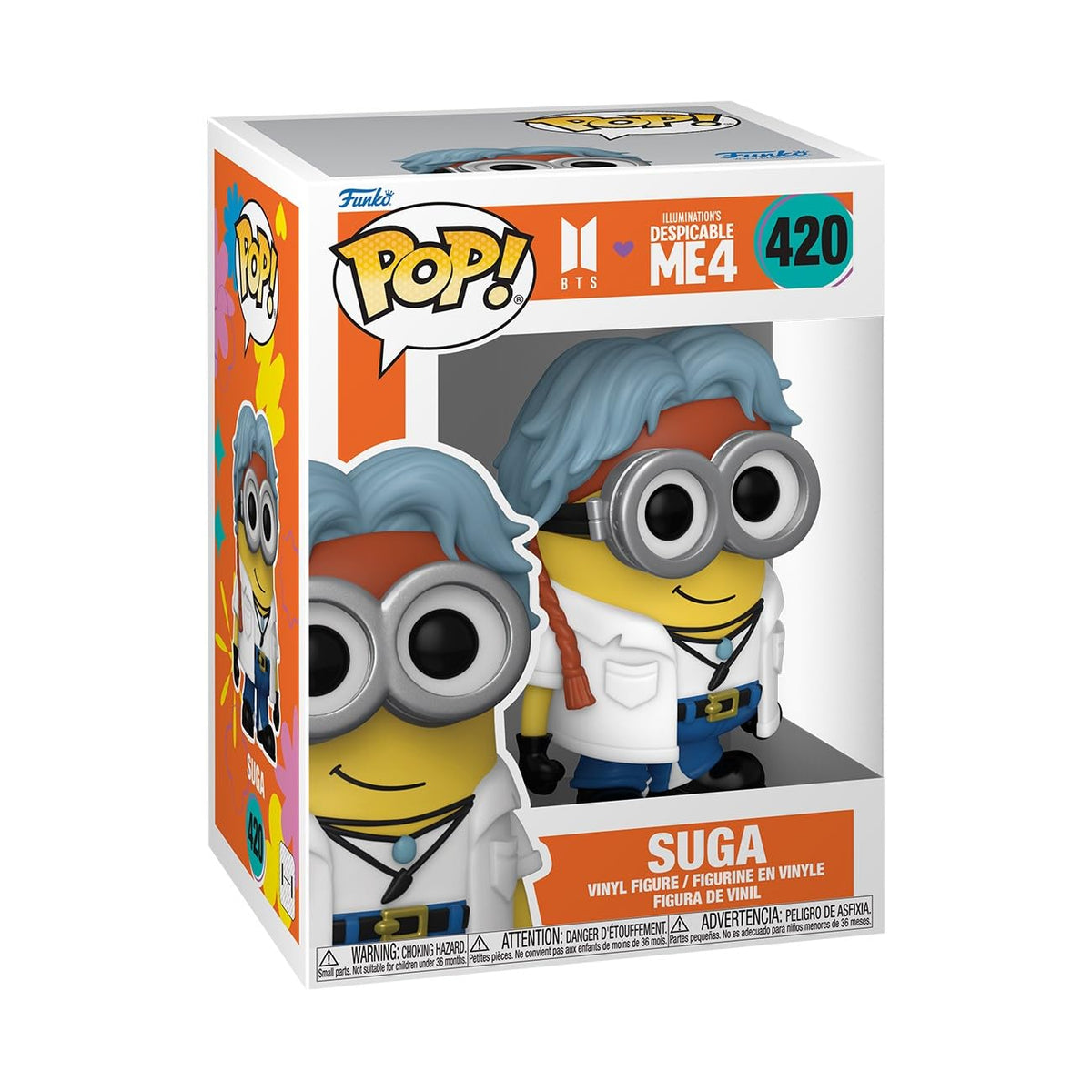 Funko POP! Rocks: Minions X BTS - Suga - SUGA - BTS + Minions - Collectable Vinyl Figure - Gift Idea - Official Merchandise - for Kids & Adults