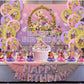 8Pcs Table Centerpieces Birthday Party Supplies Double Side Table Decorations for Party Decorations