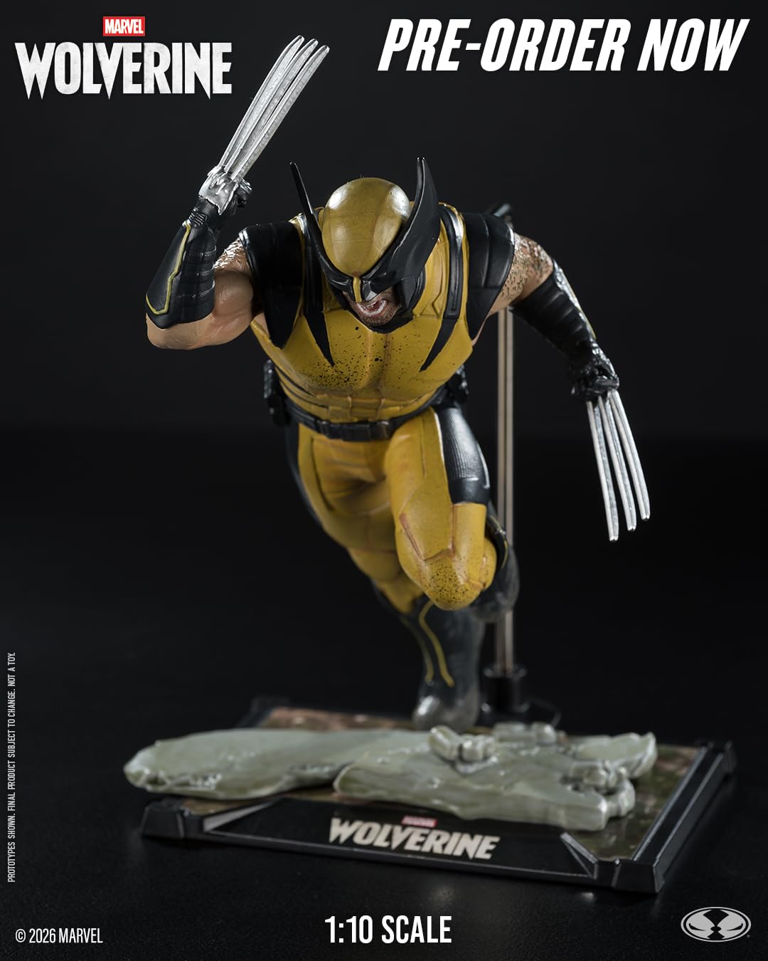 McFarlane Toys- Marvel Wolverine 1:10th Scale Posed Statue