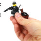 Battle Brick 1.6 Inches Tall Police K9 Tactical Assault Officer Collectible Minifigure | Genuine Minifig | Packaged in the USA | Great Gift for Ages