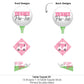 Big Dot of Happiness Golf Girl - Pink Birthday Party or Baby Shower Centerpiece Sticks - Table Toppers - Set of 15