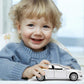 gidoyi Toy Car Model S Alloy Model Cars Pull Back Vehicles 1/32 Scale Car Toys for Toddlers Kids (White)