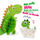 Mocoosy 12 Pieces Dinosaur Party Honeycomb Centerpieces Table Decorations, Dinosaur Birthday Party Supplies Paper Center Piece Table Topper for Kids