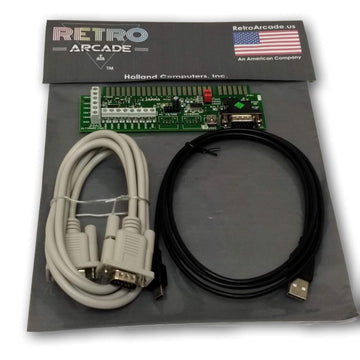 RetroArcade.us J-PAC Jamma Interface - Connect a PC to a Jamma Cabinet