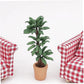 Green Dollhouse Flower Bonsai,1:12 Mini Dollhouse Miniature Plant in Pot Micro Landscape DIY Craft Garden Ornament Green Cute Decorative Ornament