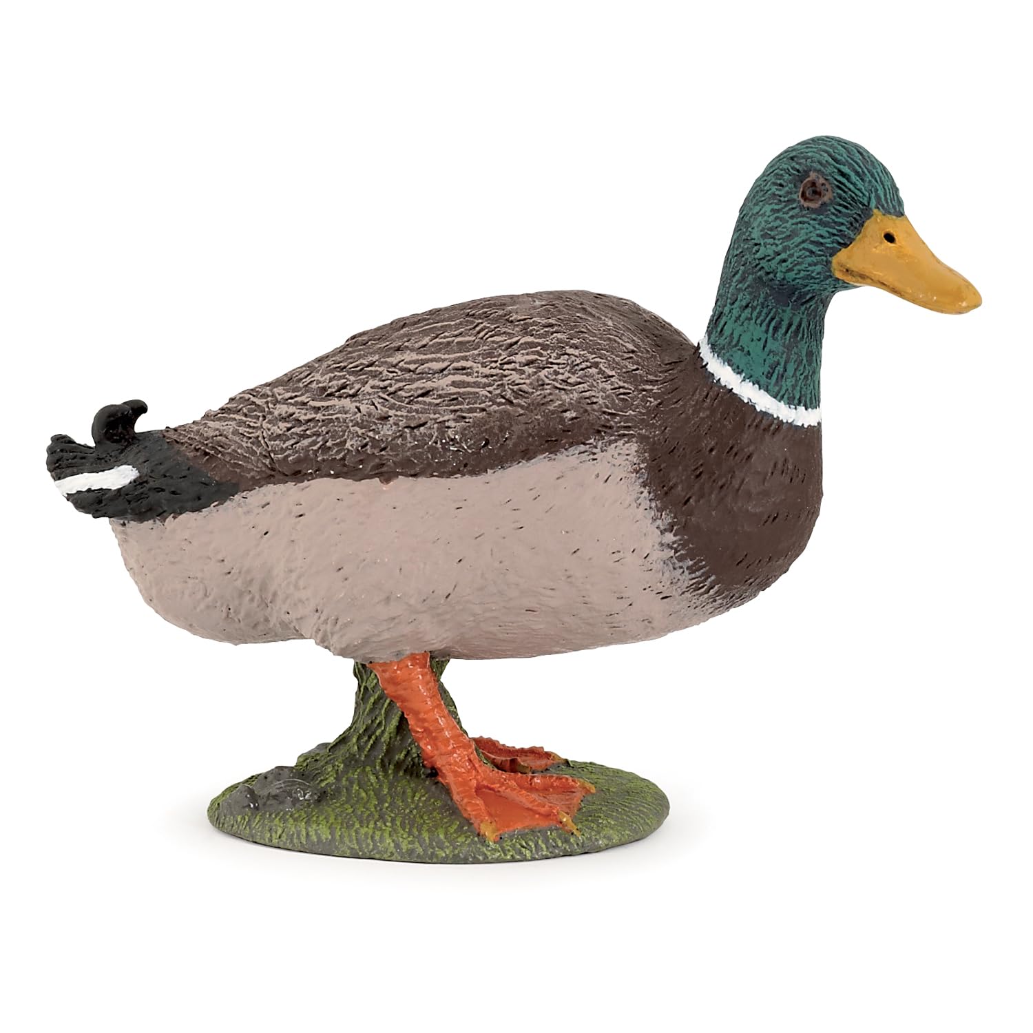 Papo - Realistic Mallard Duck Figure - Ages 3+ - Farm Life Collection - Educational Play Farm Birds - Gift Idea Toy for Girls and Boys