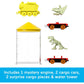 Thomas and Friends Color Reveal Mystery Engines Set for Kids - Bundle with 2 Mini Train Color Reveal Toys Plus Stickers, More | Thomas The Train