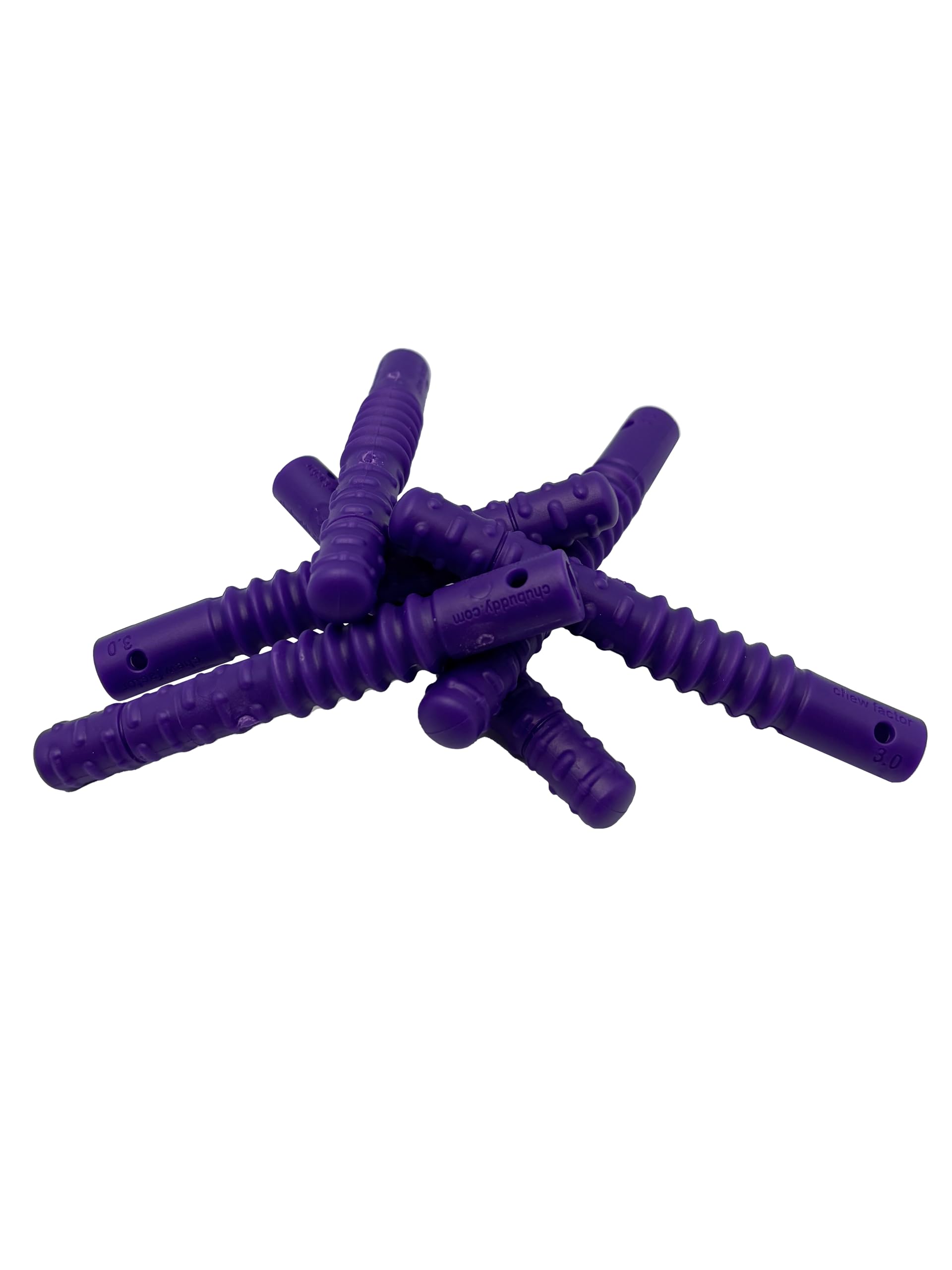 Tube Zilla® Clip-On Sensory Chew Toy - Tough Textured Chewable for Autism, ADHD, Oral Sensory Needs, Special Needs, and Anxiety - Junior and Regular
