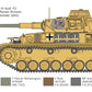 Italeri -6593 Pcs. Kpfw. IV F1/F2/G El Alamein, 1:35 Scale, Model Kit, Plastic Model to Mount, Modeling, Multicoloured, IT6593