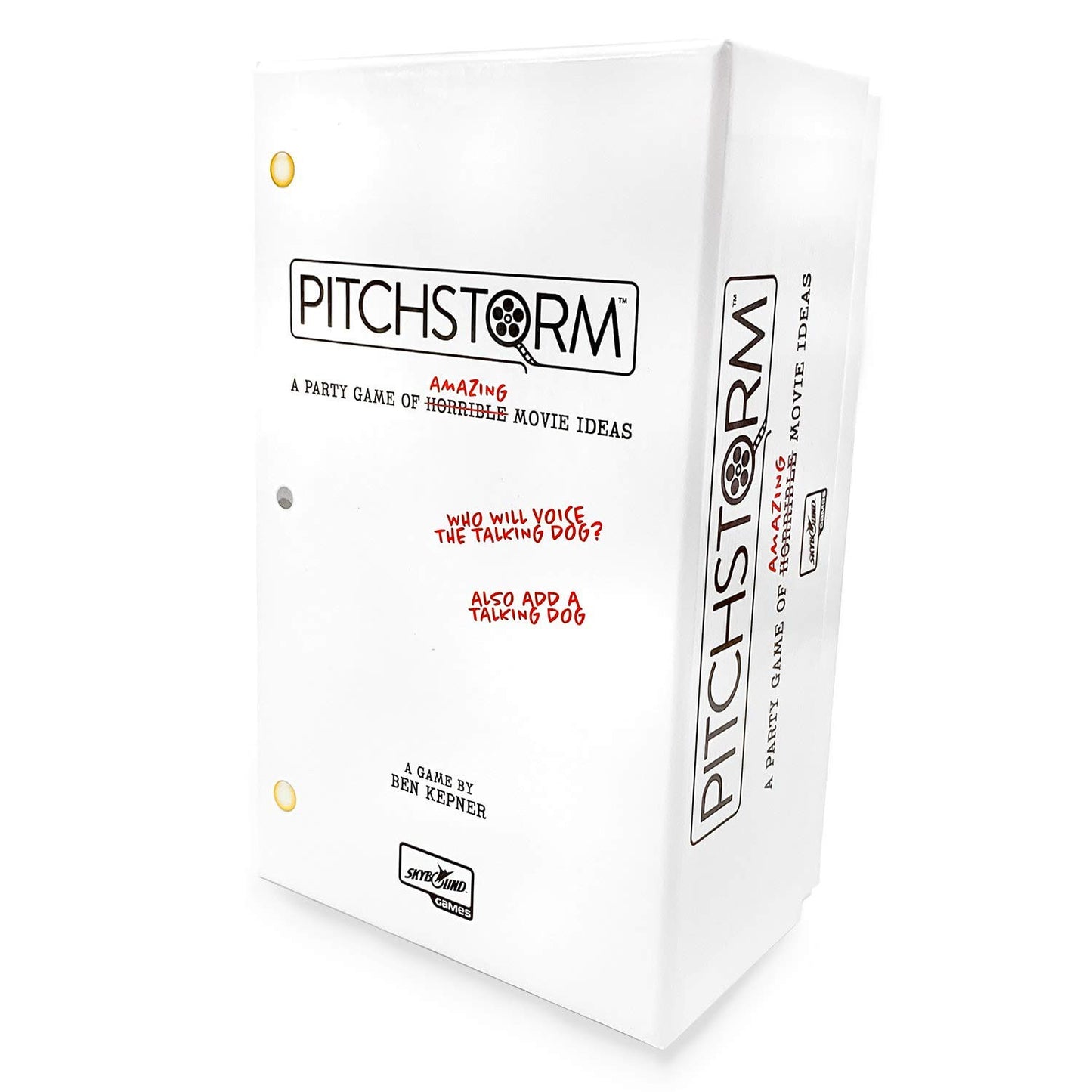 Skybound Pitchstorm : Card Game of Pitching Horrible Movie Ideas to the Worst Executives | Fun Party Tabletop Game Enjoyed by Teens and Adults