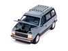 1987 Voyager Van Ice Metallic and Twilight Blue Metallic 2-Tone with Blue Interior Mighty Minivans Series 1/64 Diecast Model Car by Auto World