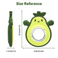 Baby Rattles Teething Toy for Babies 0-6 Months, Avocado Design BPA Free, Teething Relief for Infant 3-24 Months, Silicone Teethers Boys and Girls